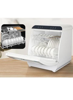ET-LIFE Countertop Dishwasher, Installation-Free Automatic Dishwasher, 4 Programs, High Temp Disinfection and Hot Air Drying for 6 People  - Image 2