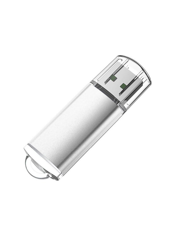 Metal U Disk 128g Small White Hat 64 /32/16/8/4G Tender Car Audio TV Custom USB Wide-Capacity:8GB-Interface:Pink  - Image 2