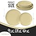 Trendables 80piece Dinnerware Sets Disposable Plates Set For 40 Guests Includes 40 X 8 Dessert Plates 40 X 10 Beige Dinner Plates Plastic Plates Disposable Ideal For Party Wedding Plate Set - Image 4