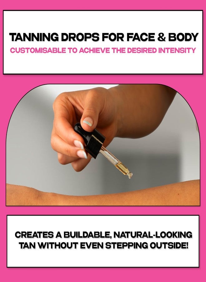 Fake You! Tanning Drops – Self Tanner for Natural Glow – Buildable Face & Body Tan – Streak-Free Finish – Long-Lasting Hydration/Sunless Tanning – 30ml - Image 5