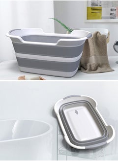 Pet Tub Portable Washing Tub Foldable Multifunction Collapsible Bathtub Laundry Basket Storage Basin Shower Basin Folding with Drainage Hole - pzsku/ZEE134443D403D429F8B6Z/45/_/1670382251/ea2525f6-f727-4b7a-8064-07b9b12d49e8