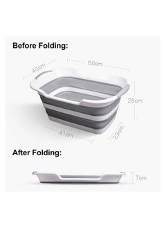 Pet Tub Portable Washing Tub Foldable Multifunction Collapsible Bathtub Laundry Basket Storage Basin Shower Basin Folding with Drainage Hole - pzsku/ZEE134443D403D429F8B6Z/45/_/1670382252/dc7415ce-6f9f-4cb2-8f8c-1d6eac2b4b60