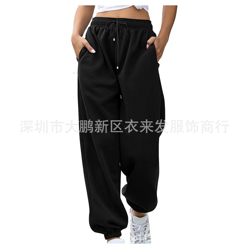 2021 Fashion Sweatpants Harlan Pockets Casual 16 Colors Black