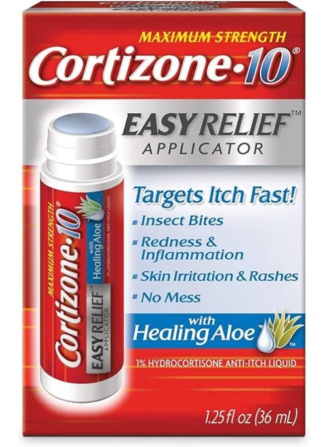 Cortizone-10 Easy Relief Applicator Anti-Itch Liquid 1.25 oz