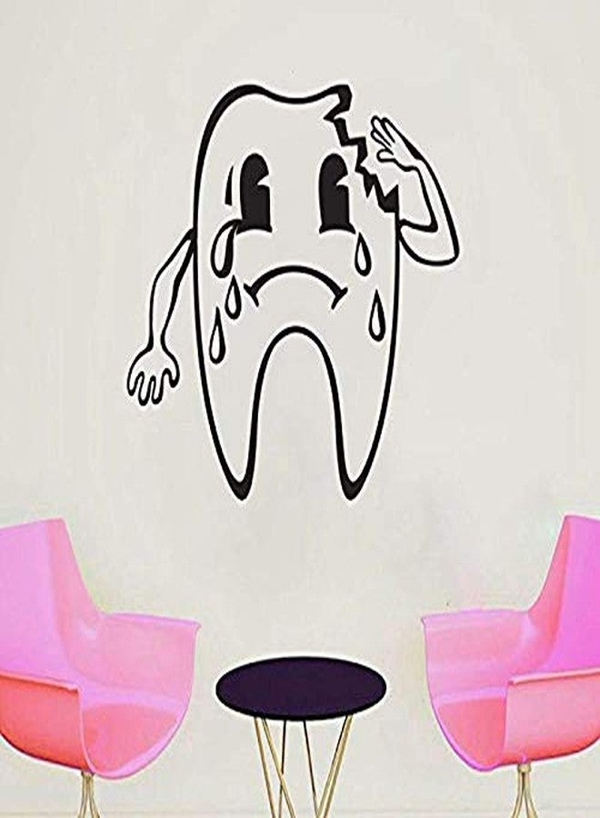 LYOMAN® Dental Clinic Quote Wall Decal Dentist Smile Dental Wall Stickers Teeth Clinic Removable Tooth Decor Home & Kitchen - Image 1