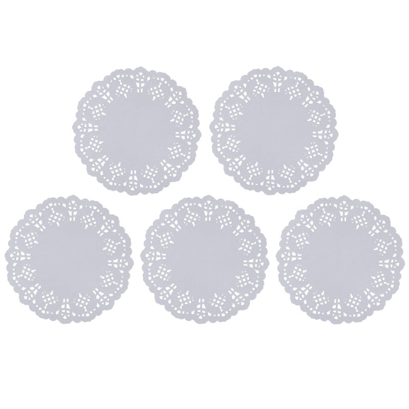 Jagrove Paper Doilies 100PCS 35 Inch White Lace Doilies Paper Round Decorative Disposable Paper Placemats Bulk for Party Craft Wedding Birthday Tableware Decorations