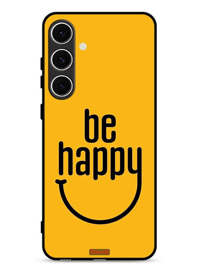 Tolwak Samsung Galaxy S24 FE 5G Protective Case Cover Be Happy - Image 1