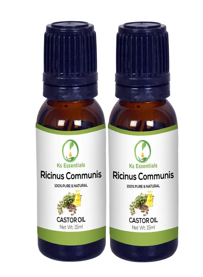 Ks Essentials 100% Pure Castor Carrier Oil Natural & undiluted (15ml) Each - Image 2