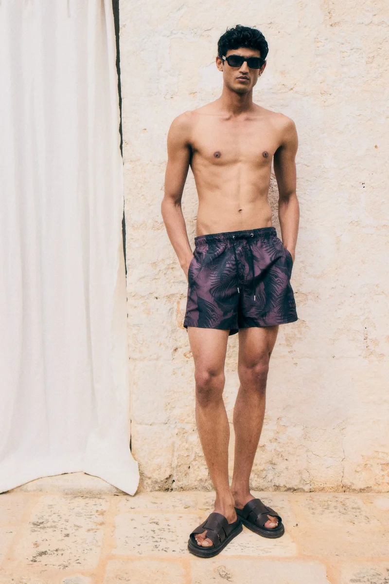 H&M Patterned swim shorts