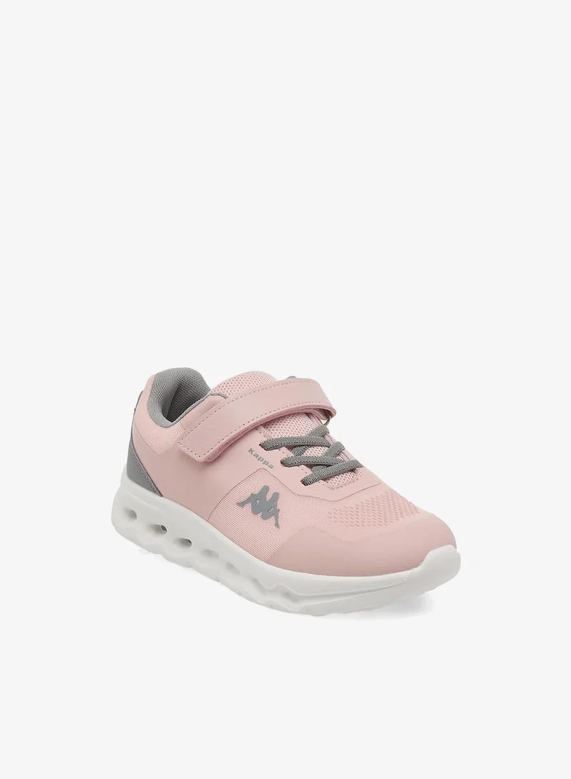 Kappa Girls Logo Print Hook & Loop Sports Shoes