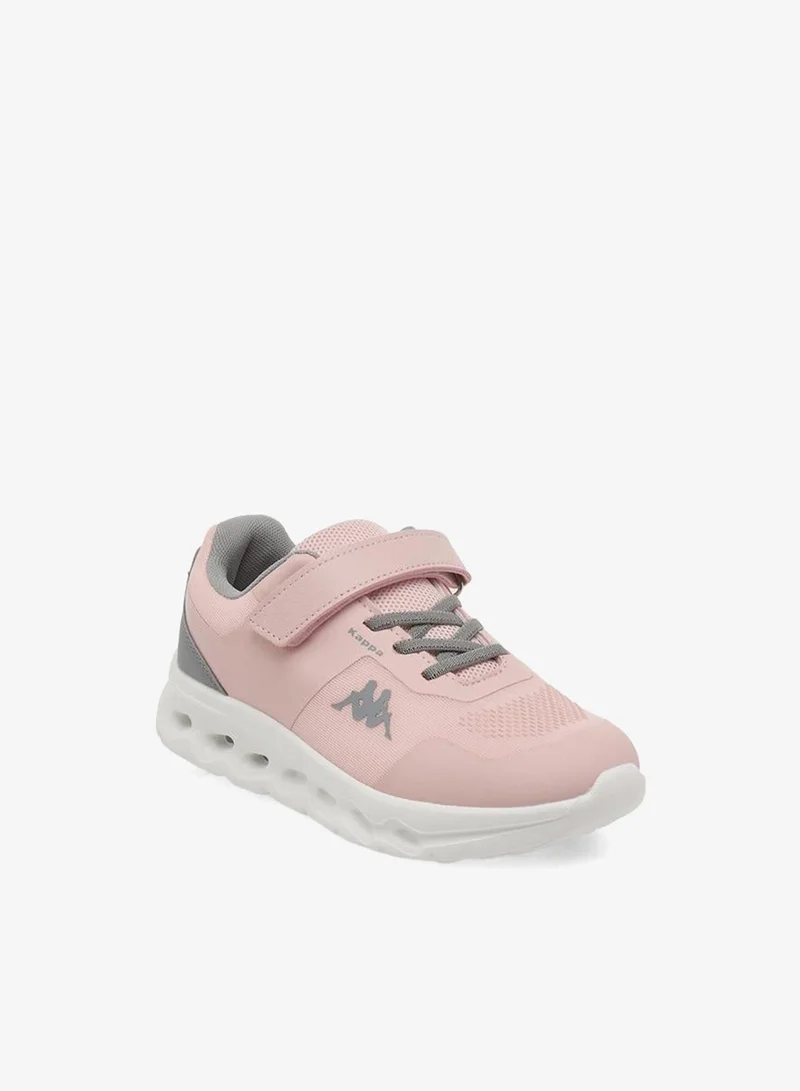 Kappa Girls Logo Print Hook & Loop Sports Shoes