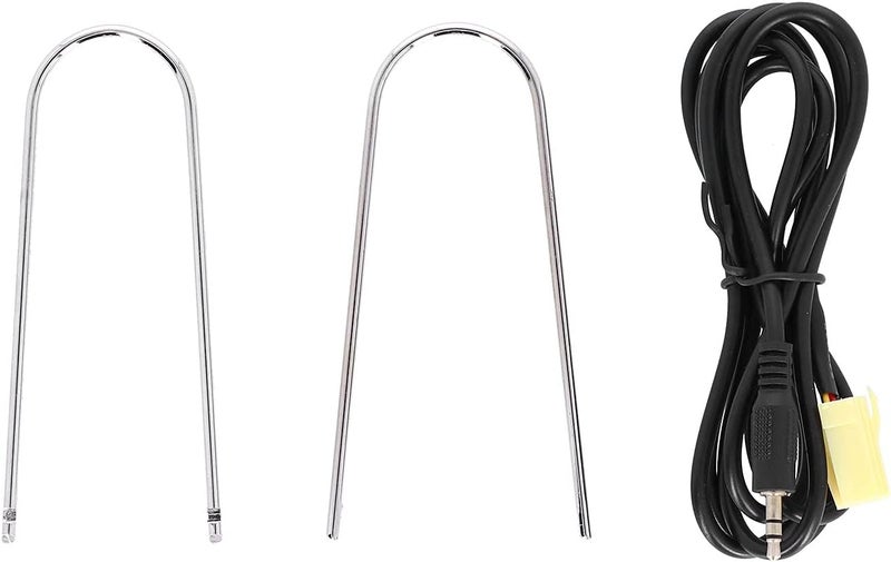 ويوبلز كابل صوت واجهة الموسيقى بطول 59.1 بوصة، محول AUX-IN، مقبس 3.5 ملم، بديل لسيارة ألفا روميو 159 - Image 1