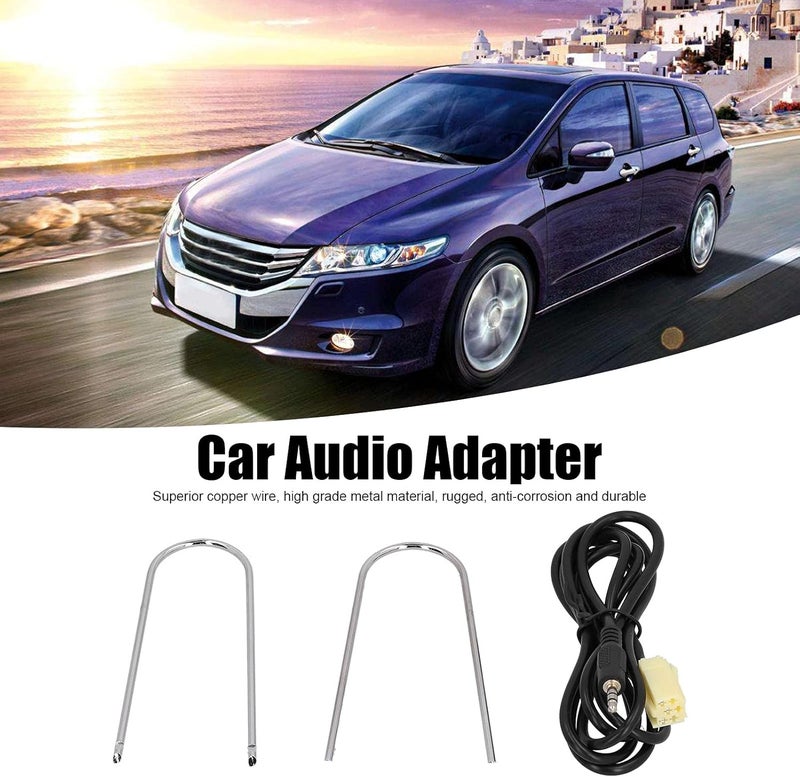 ويوبلز كابل صوت واجهة الموسيقى بطول 59.1 بوصة، محول AUX-IN، مقبس 3.5 ملم، بديل لسيارة ألفا روميو 159 - Image 2