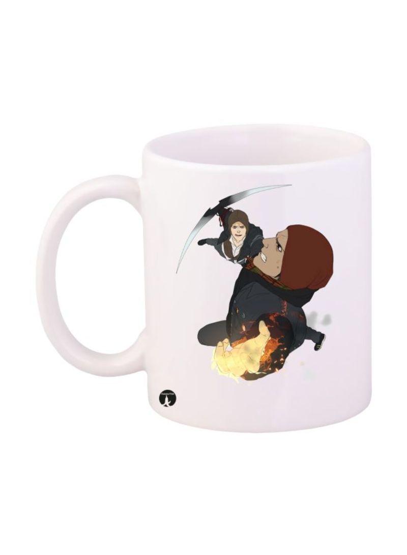 RKN Infamous Second Son Printed Mug White/Brown/Black Standard Size