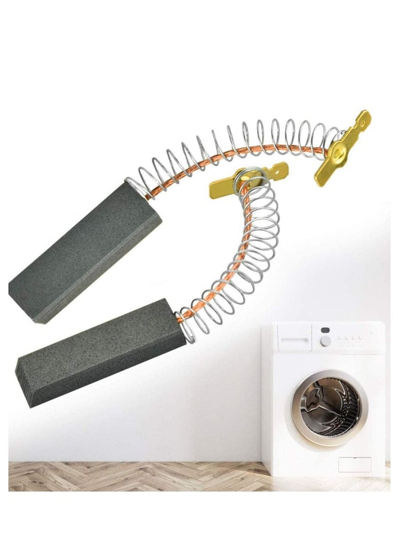 Carbon Brush Motor, 2 Pcs Laminated Brushes, Replacement Electric Motor Power Tool Part, Compatible with Bosch Siemens Washer 00154740/154740 Series 36 x 12 5 mm - Image 1