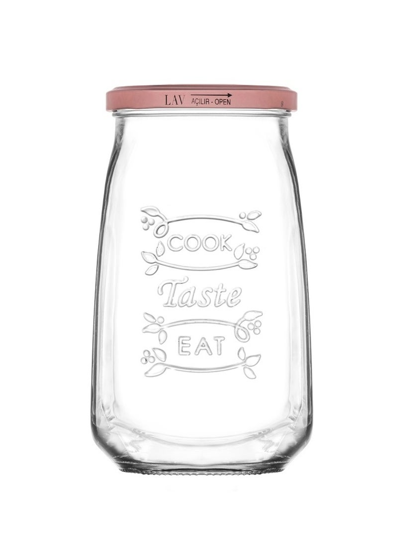 LAV Tasty Jar With Metal Cover, 1000 Ml, Airtight, Leakproof - Image 1