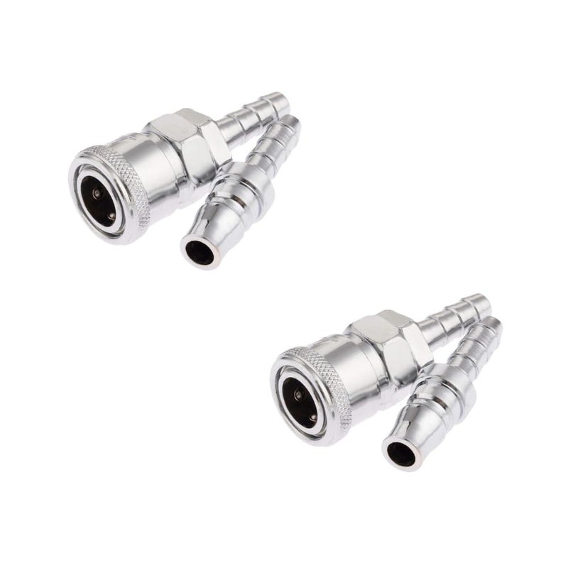 Hosemart Pack of 2 QRC SH20+PH20 Pneumatic Air Line Hose Compressor Quick Release Fittings Connector Coupler 1/4" BSP - Image 3