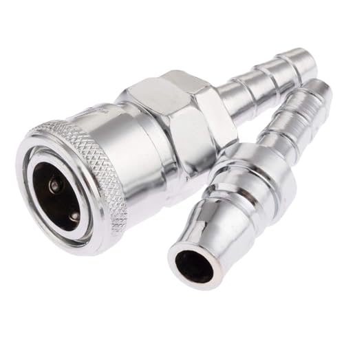 Hosemart Pack of 2 QRC SH20+PH20 Pneumatic Air Line Hose Compressor Quick Release Fittings Connector Coupler 1/4" BSP - Image 2