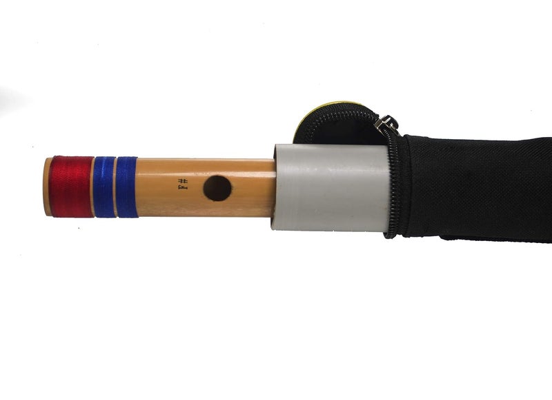 Kanha Flutes F Scale Sharp Base Assam Bamboo Flute Musical Instrument Size 26 Inch Bansuri with Flute Cover - Image 5