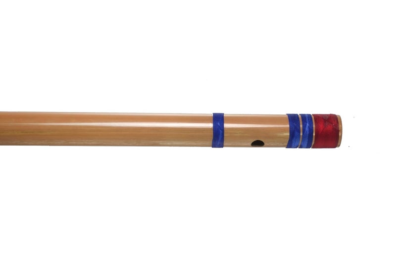 Kanha Flutes F Scale Sharp Base Assam Bamboo Flute Musical Instrument Size 26 Inch Bansuri with Flute Cover - Image 3