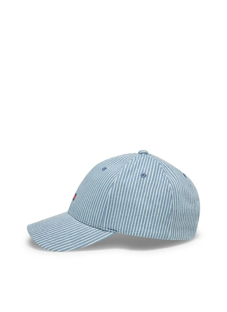 Tommy Hilfiger Denimstripe Little Logo Curve Peak Cap for Men | Best Price UAE