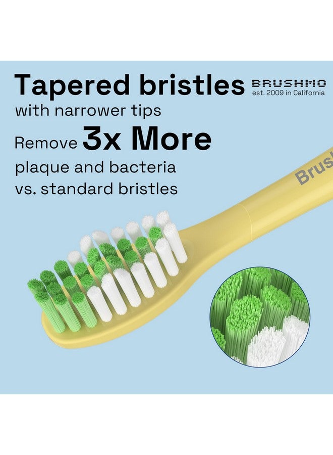 Brushmo رؤوس فرشاة أسنان بديلة متوافقة مع فرشاة الأسنان فيليبس سونيكير ون لطراز Hy1100 رأس فرشاة Mango Bh102202 (مانجو) 4 عبوات - Image 4