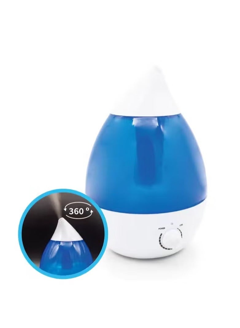 Denx Water droplet design air humidifier with a capacity of 3 liters, with adjustable rotation to purify and humidify the air. - Image 5