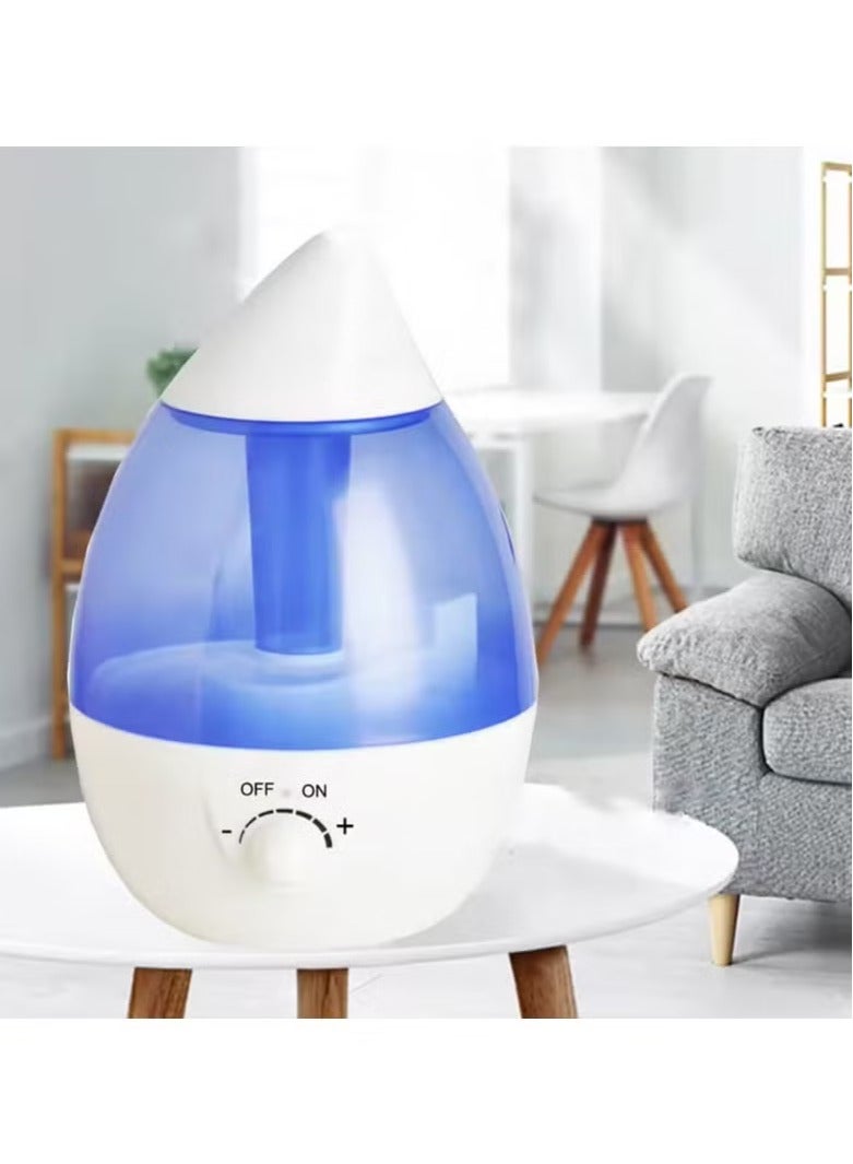 Denx Water droplet design air humidifier with a capacity of 3 liters, with adjustable rotation to purify and humidify the air. - Image 4