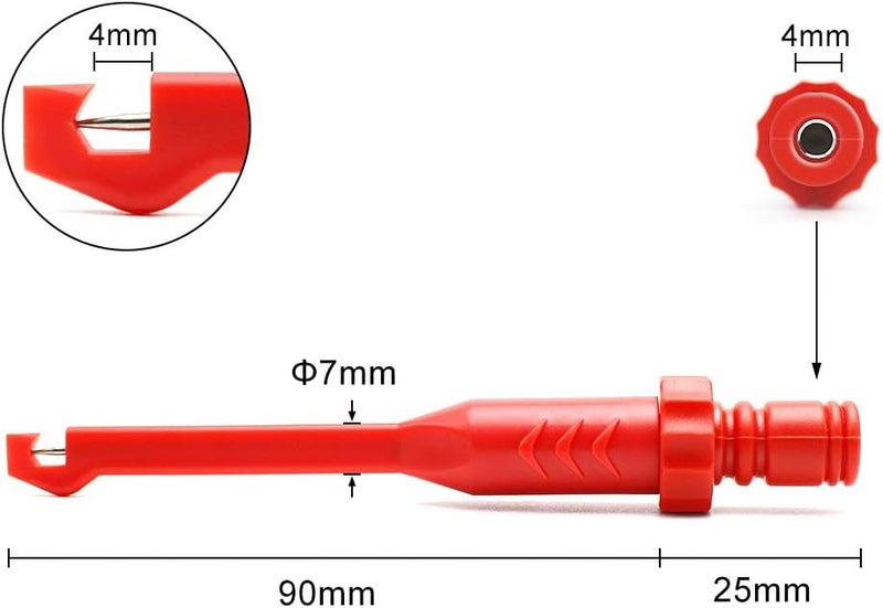 inShareplus Electronic Wire Piercing Probe Clip Set - Image 4
