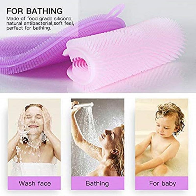 Silicone Dish Scrubber,5 Pack Silicone Sponge Dish Brush Food Grade Bpa Free Reusable Rubber Sponges Dishwasher Safe&Dry Fast for Kitchen Dish...5pc(Silicone Scrubber) - Image 2