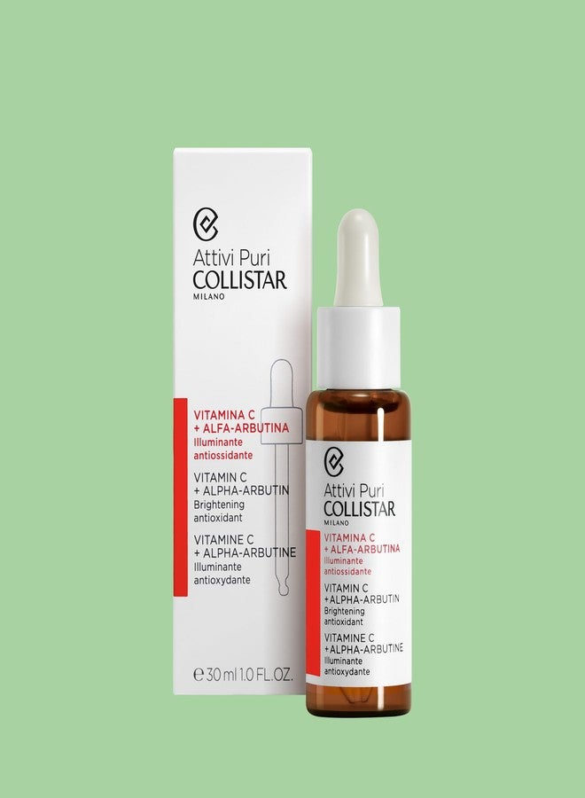 Collistar Attivi Puri Vitamin C Serum + Alpha Arbutin Face Drops for Anti-Ageing Moisturising Effect, Also for Sensitive Skin, Free from Silicone, Alcohol and Dyes 30 ml - Image 3