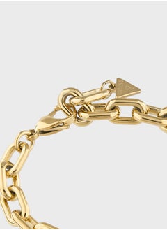 GUESS Jubb05005Jwygpks 18Mm Pave Heart Chain Bracelet  - Image 3