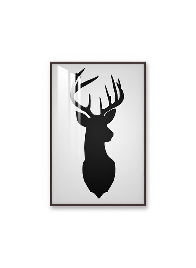 Marktna Decorative Wall Art Painting 120X80Cm With A Horse Design Gold Frame And A Transparent Acrylic Layer 0.5Kg - Image 2