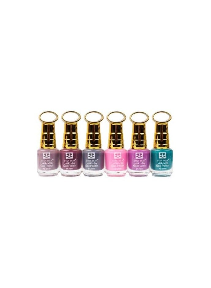 Star Beja Nail Polish Set N006 Assorted Colours Pack of 12 20ml - Image 4
