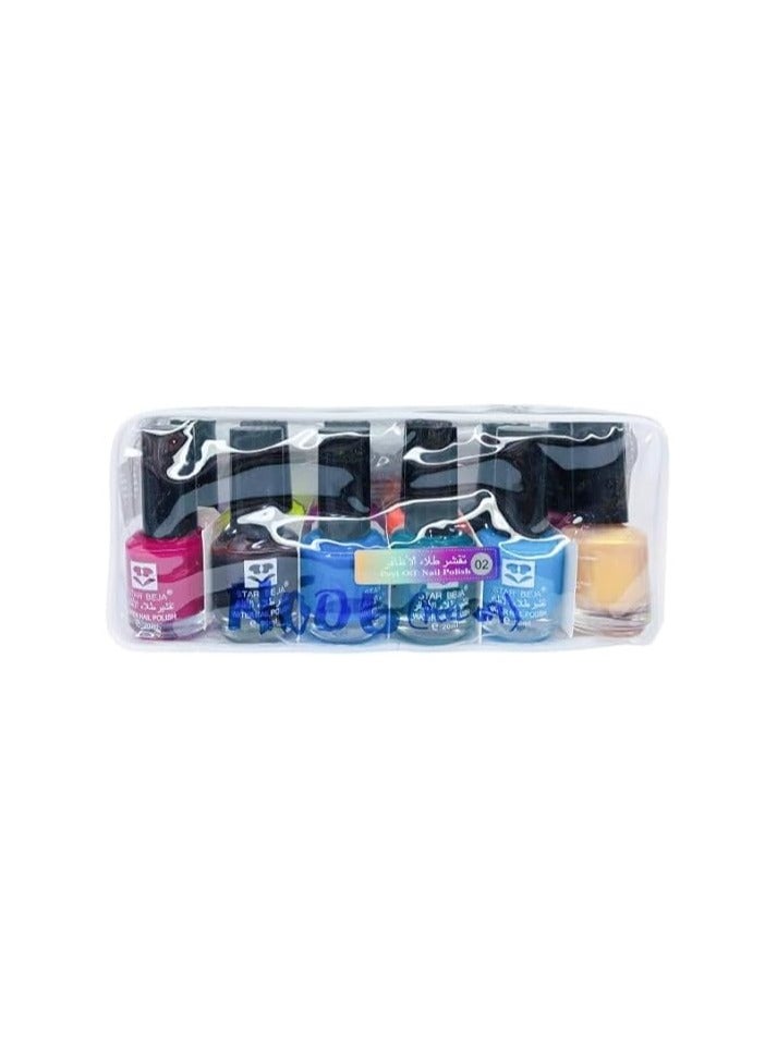 Star Beja Nail Polish Set N006 Assorted Colours Pack of 12 20ml - Image 5