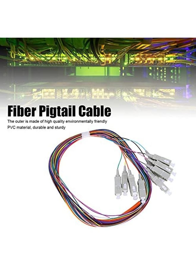 12 Core SC UPC 62 5 125 Multimode Fiber Optic tail Patch Cord Low Insertion Loss - Image 3