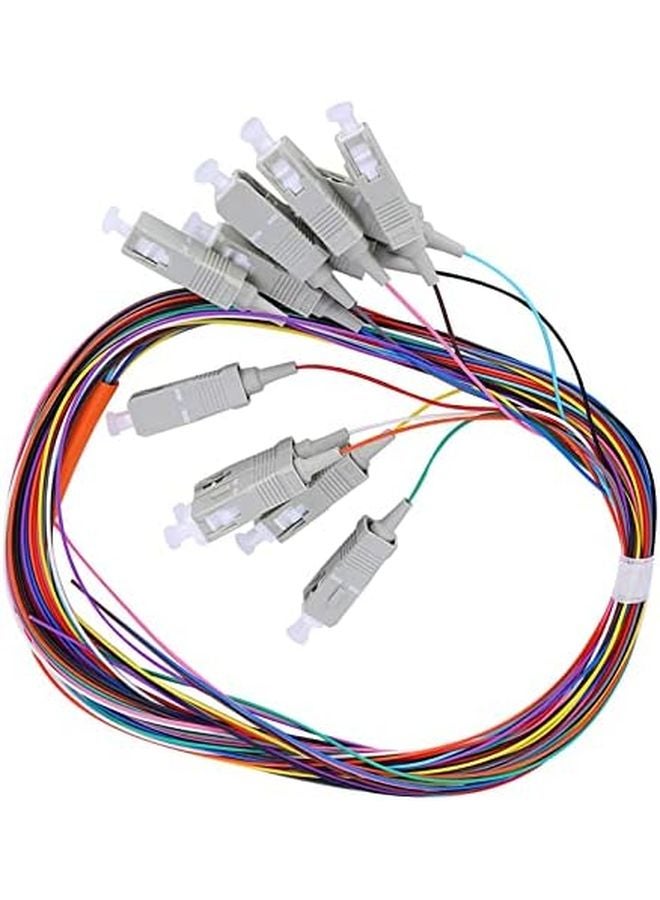 12 Core SC UPC 62 5 125 Multimode Fiber Optic tail Patch Cord Low Insertion Loss - Image 2