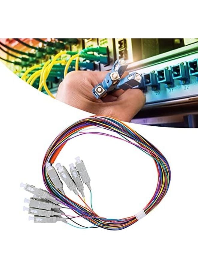 12 Core SC UPC 62 5 125 Multimode Fiber Optic tail Patch Cord Low Insertion Loss - Image 4