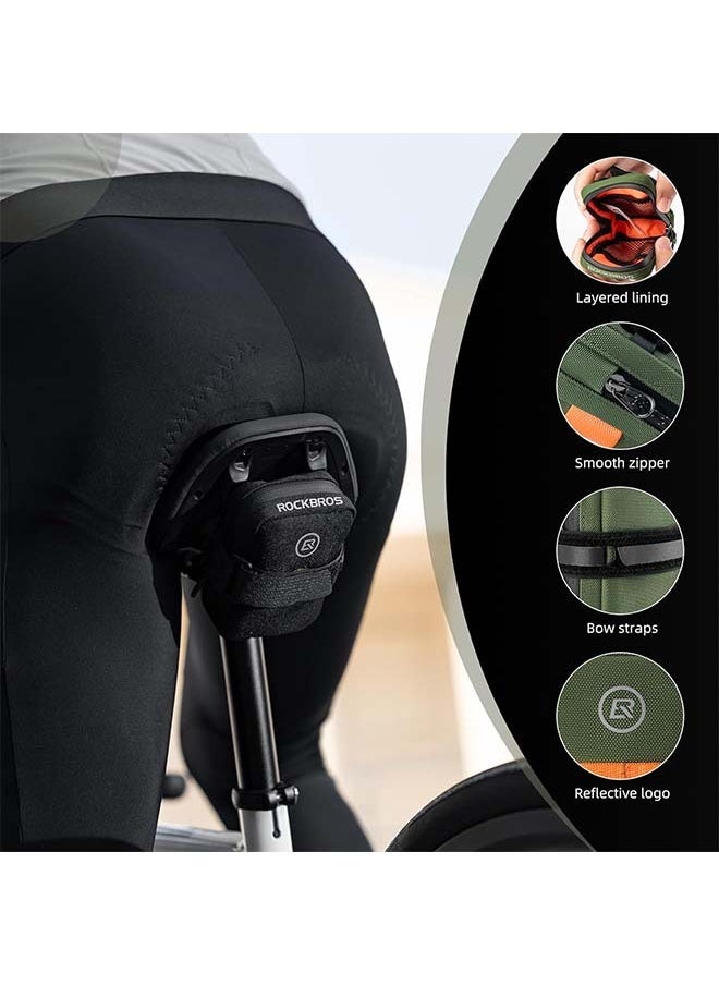 Rockbros ROCKBROS Bike Saddle Bag - Small, Lightweight and Portable Under Seat Bag for Road Bikes  - Image 3