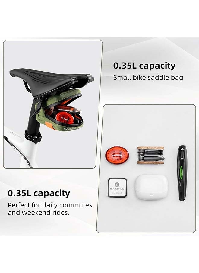 Rockbros ROCKBROS Bike Saddle Bag - Small, Lightweight and Portable Under Seat Bag for Road Bikes  - Image 4