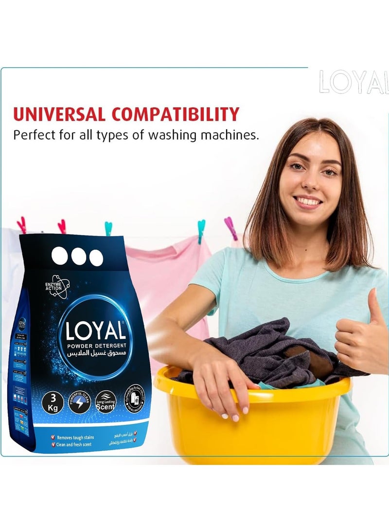 لويال مسحوق غسيل منظف 3 كيلو - Image 4