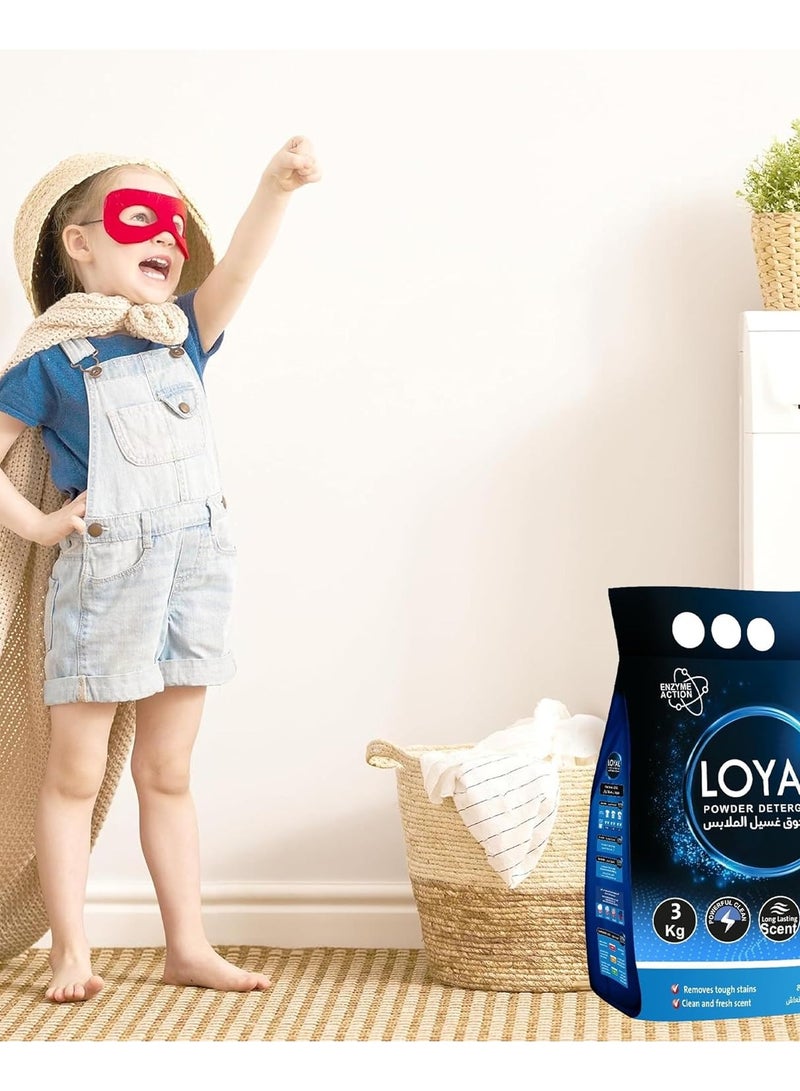 لويال مسحوق غسيل منظف 3 كيلو - Image 5