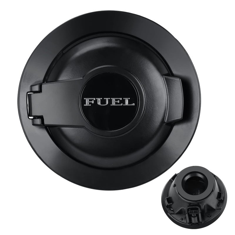 68250120AA Fuel Filler Door Cap Matte Black Gas Cover Cap Vapor Edition Compatible with 20082023 Dodge Challenger