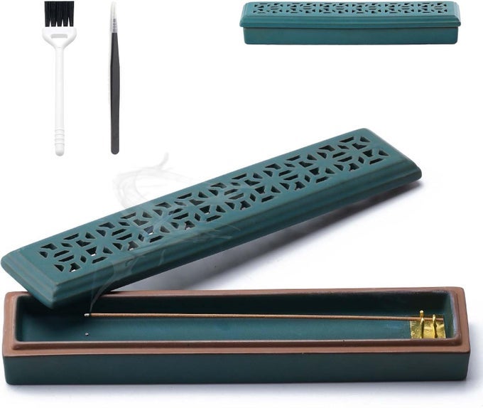 INCENSE HOLDER FOR STICKSCERAMIC INSENCESTICK HOLDER ASH CATCHERINCENSE HOLDER TIMKBURNER FOR MEDITATION YOGA SPA ROOM DECOR