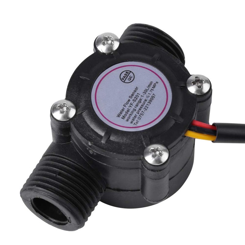 High Precision Water Sensor Flowmeter G1/2 1-30Lmin Lightweight Wear- Sensor for Water Heater Inlet Plumbing System - Image 3
