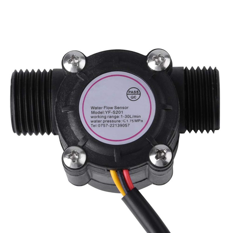 High Precision Water Sensor Flowmeter G1/2 1-30Lmin Lightweight Wear- Sensor for Water Heater Inlet Plumbing System - Image 1