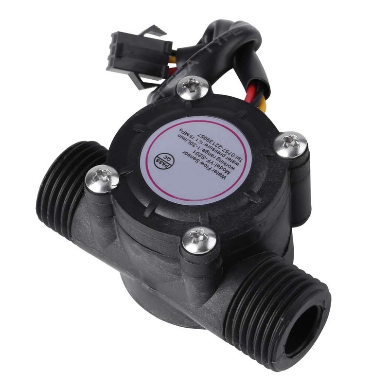 High Precision Water Sensor Flowmeter G1/2 1-30Lmin Lightweight Wear- Sensor for Water Heater Inlet Plumbing System - Image 5