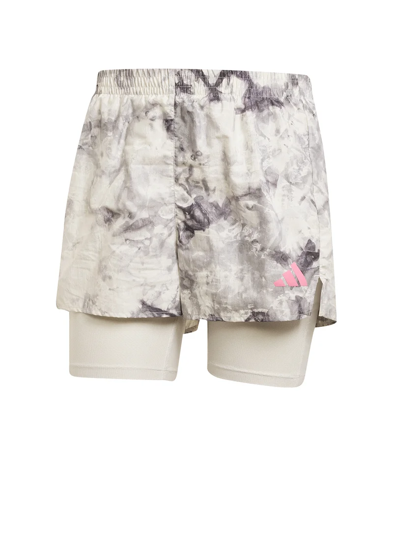 Adidas 2In1 Own The Run Spray Dye Shorts