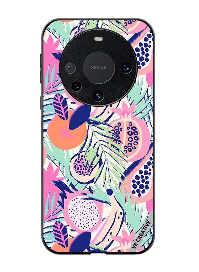 VR CREATIVE Protective Case Cover For Huawei Mate 60 Pro Abstract Dragon Fruit Design Multicolour - Image 1