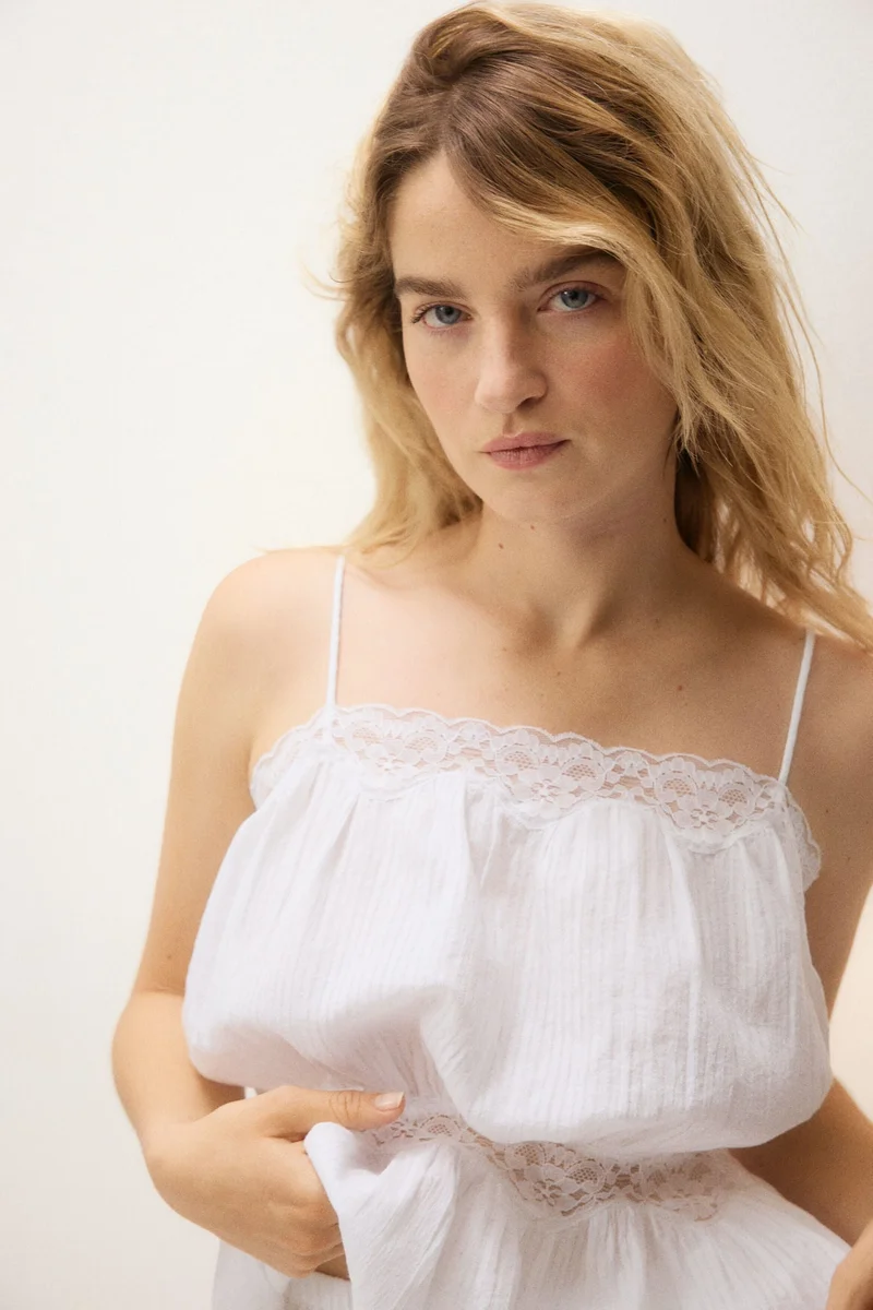 H&M Crinkled cotton pyjamas